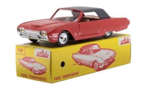 Diecast model cars Ford Thunderbird Bullet Bird Hardtop orange/grey 1963 1/43 Solido