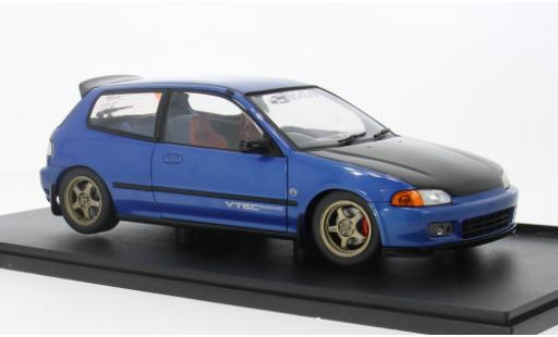 Diecast model cars Honda Civic Base (EG6) blue 1/18 Solido