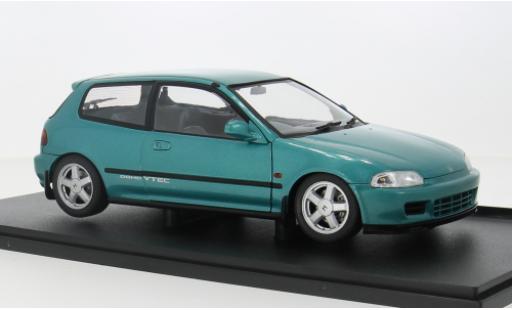 Diecast model cars Honda Civic Base (EG6) turquoise 1/18 Solido