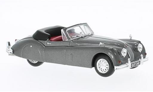 Diecast model cars Jaguar XK 140 metallic grey RHD 1956 1/43 Solido