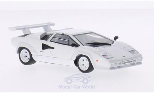 Diecast model cars Lamborghini Countach LP 500 LP500S white 1/43 Solido