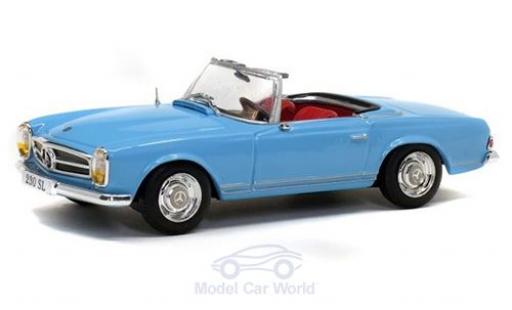Diecast model cars Mercedes 230 Base SL (W113) blue 1963 1/43 Solido
