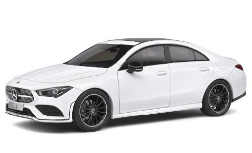 Diecast model cars Mercedes CLA Coupe AMG Line (C118) white 2019 1/18 Solido