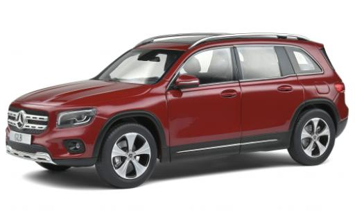 Diecast model cars Mercedes GLB Base (X247) metallic red 2019 1/18 Solido