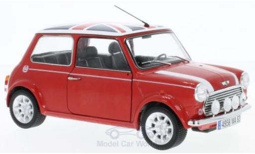 Diecast model cars Mini Cooper S 1.3i Sport Pack red/Dekor 1997 1/18 Solido