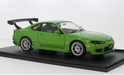 Diecast model cars Nissan Silvia S15 Spec-R Aero green 1/18 Solido