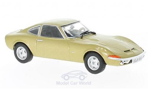 Diecast model cars Opel GT Base gold 1968 1/43 Solido