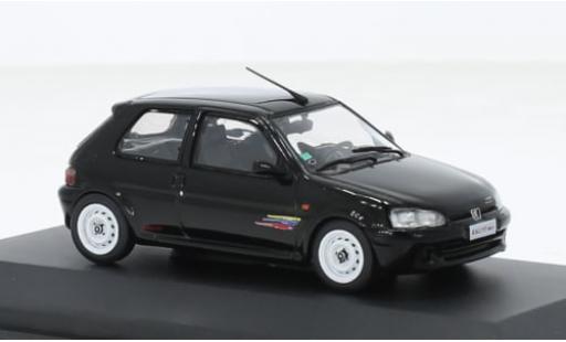 Diecast model cars Peugeot 106 Rallye Rally Phase 2 black 2001 1/43 Solido
