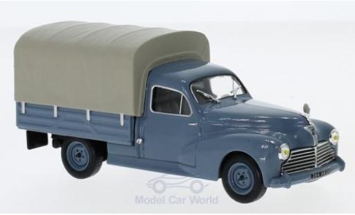 Diecast model cars Peugeot 203 Fourgonette Pick Up blue 1952 1/43 Solido