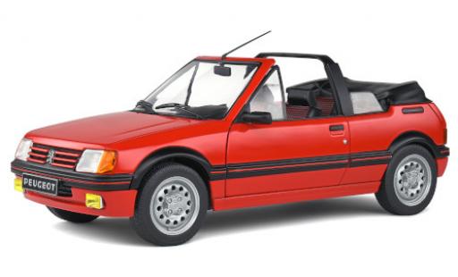 Diecast model cars Peugeot 205 CTI red 1986 1/18 Solido