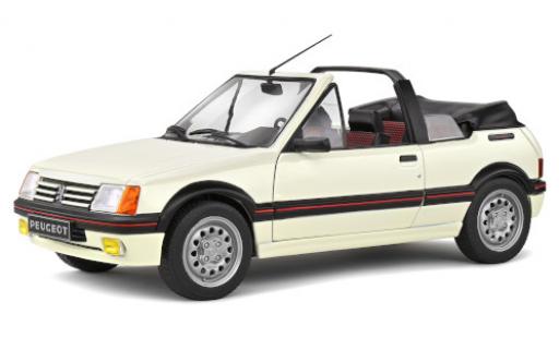 Diecast model cars Peugeot 205 CTI white 1986 1/18 Solido