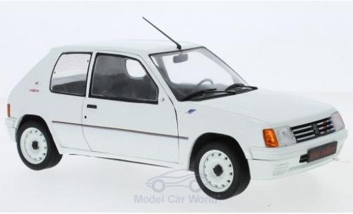 Diecast model cars Peugeot 205 Rallye Rally white 1988 1/18 Solido