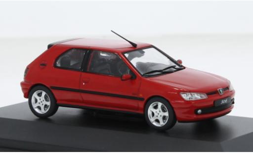 Diecast model cars Peugeot 306 S16 red 2002 1/43 Solido