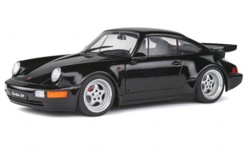 Diecast model cars Porsche 911 Turbo 3.6 black 1990 1/18 Solido