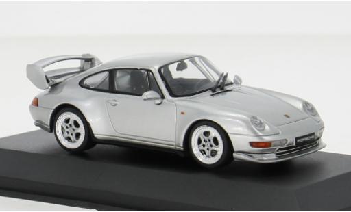 Diecast model cars Porsche 911 RS Clubsport silver 1/43 Solido