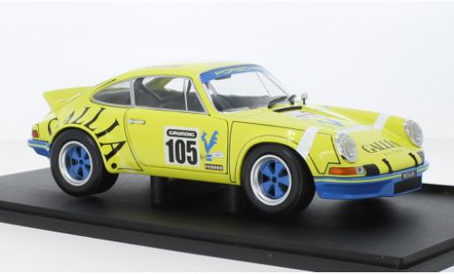 Diecast model cars Porsche 911 RSR No.105 Tour de France Auto 1973 1/18 Solido