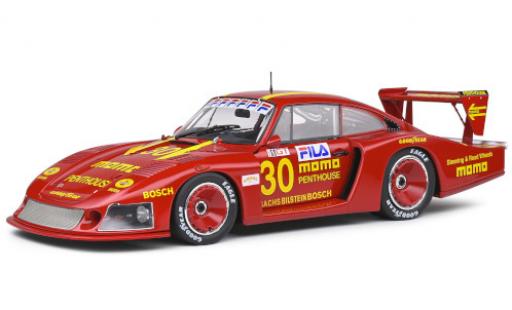 Diecast model cars Porsche 935 1981 Moby Dick RHD No.30 Joest Momo DRM Norisring y compris les Decals G.Moretti 1/18 Solido