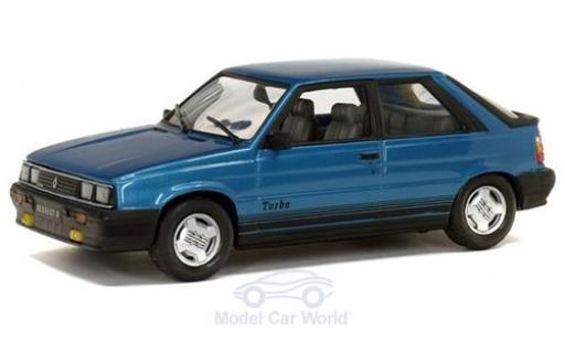 Diecast model cars Renault 11 Turbo metallic blue 1985 1/43 Solido