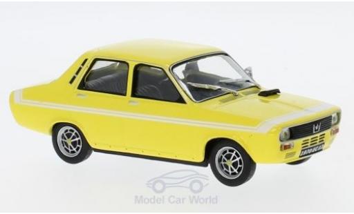 Diecast model cars Renault 12 Gordini yellow 1970 1/43 Solido