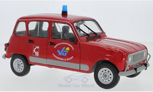 Diecast model cars Renault 4 L GTL Fire brigade 1/18 Solido