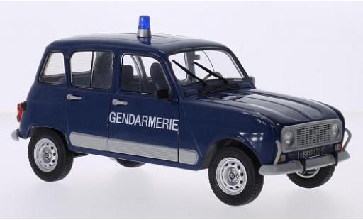 Diecast model cars Renault 4 GTL Gendarmerie 1978 police (F) 1/18 Solido