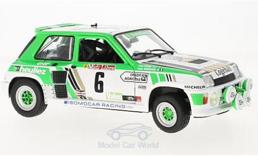 Diecast model cars Renault 5 Turbo Gr. B No.6 Rally de Lozere 198 A.Serpaggi/Y.Legal 1/18 Solido