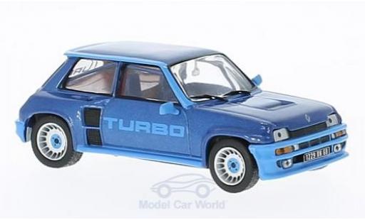 Diecast model cars Renault 5 Turbo metallic blue 1980 1/43 Solido