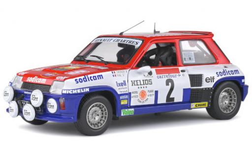 Diecast model cars Renault 5 Turbo No.2 Team Galtier Sodicam Rally EM Rally Antibes 1983 y compris les Decals J-L.Therier/M.Vial 1/18 Solido