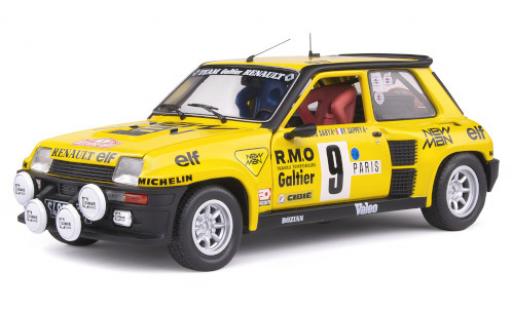 Diecast model cars Renault 5 Turbo No.9 Team Galtier New Man Rally WM Rally Monte Carlo 1982 B.Saby/F.Sappey 1/18 Solido