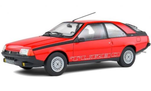 Diecast model cars Renault Fuego Turbo red 1980 1/18 Solido