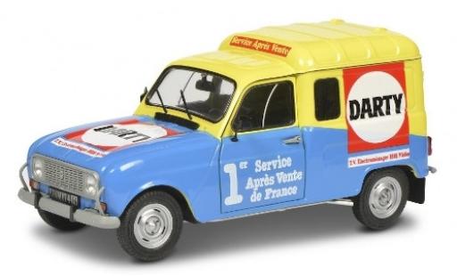 Diecast model cars Renault 4 F4 R F Darty 1988 1/18 Solido