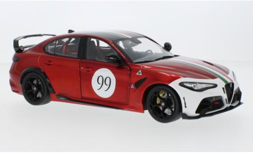 Diecast model cars Alfa Romeo Giulia gtam metallise red 2022 1/18 Solido