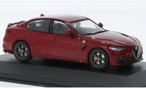Diecast model cars Alfa Romeo Giulia quadrifoglio red 2019 1/43 Solido