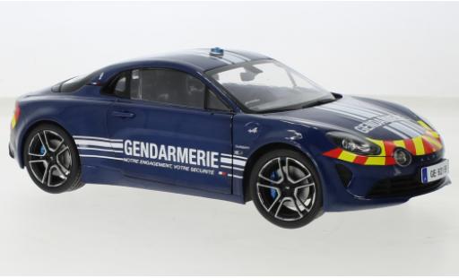 Diecast model cars Alpine A110 pure Gendamerie (F) 2022 1/18 Solido