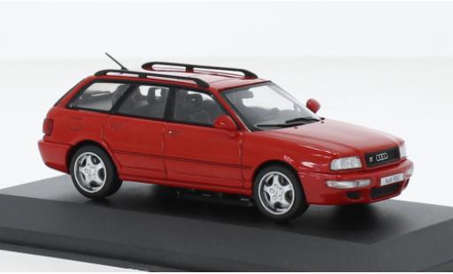 Diecast model cars Audi RS2 avant red 1995 1/43 Solido