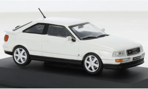 Diecast model cars Audi S2 coupe metallise white 1993 1/43 Solido