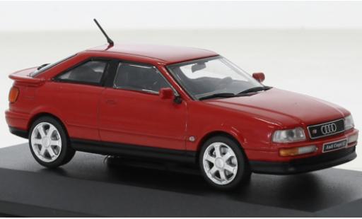 Diecast model cars Audi S2 coupe red 1993 1/43 Solido