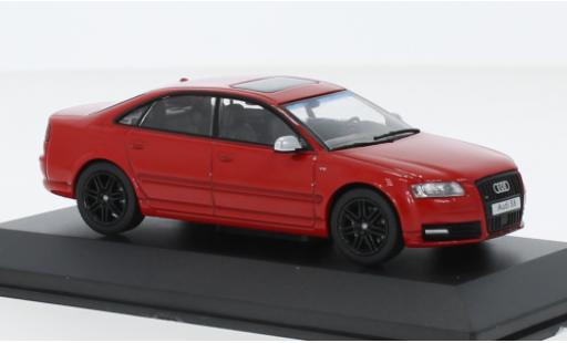Diecast model cars Audi S8 berline (D3) red 2019 1/43 Solido