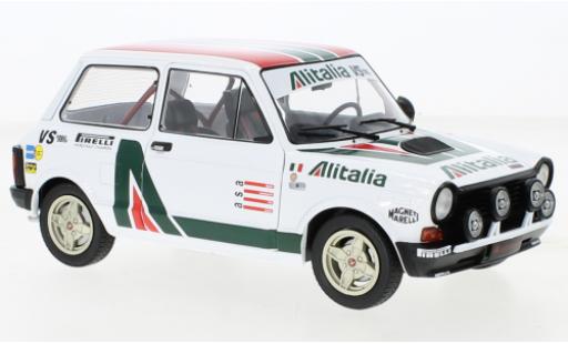 Diecast model cars Autobianchi A112 abarth Alitalia 1980 1/18 Solido