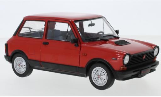 Diecast model cars Autobianchi A112 abarth red 1984 1/18 Solido