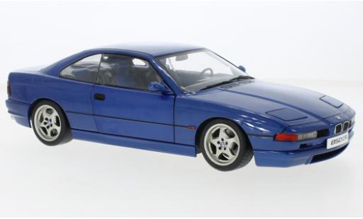 Diecast model cars Bmw 850 csi (E31) metallise blue 1990 1/18 Solido