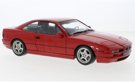 Diecast model cars Bmw 850 csi (E31) red 1990 1/18 Solido