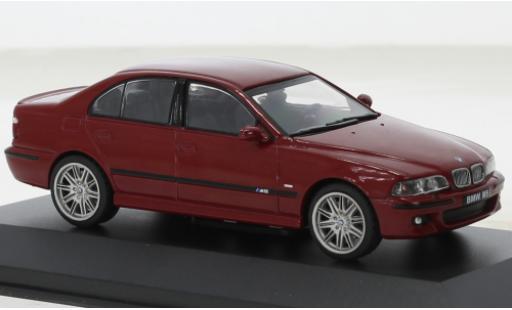 Diecast model cars Bmw M5 berline (E39) red 2004 1/43 Solido