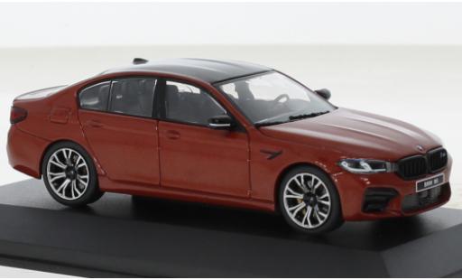 Diecast model cars Bmw M5 competition (F90) metallise red 2020 1/43 Solido
