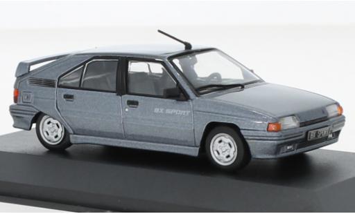Diecast model cars Citroen BX sport 1.9 8V metallise grey 1985 1/43 Solido