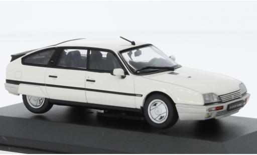 Diecast model cars Citroen CX GTI Turbo II white 1989 1/43 Solido