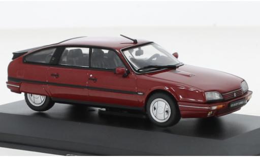 Diecast model cars Citroen CX GTI Turbo II metallise red 1989 1/43 Solido