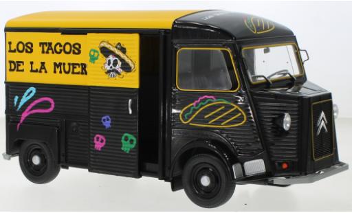 Diecast model cars Citroen HY Fourgonnette Food Truck Los Tacos De La Muerte 1969 1/18 Solido