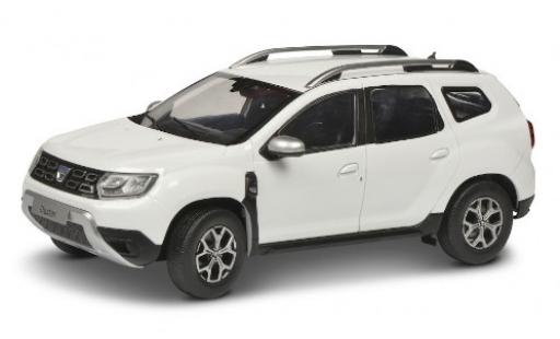 Diecast model cars Dacia Duster SUV MK2 white 1/18 Solido