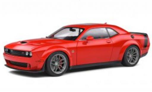 Diecast model cars Dodge Challenger Scat Pack R/T Widebody red 2020 1/18 Solido